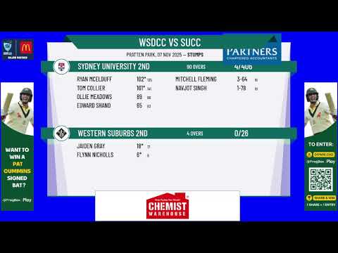 Western Suburbs 2nd v Sydney University 2nd