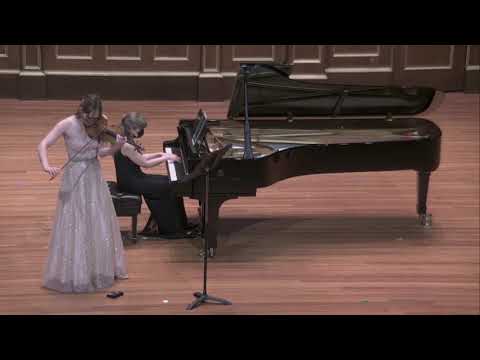J. Brahms: Violin Sonata No. 2 in A Major Op. 100, Geneva Lewis