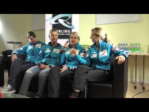 Team Tirinzoni at Womens Masters Basel 2013