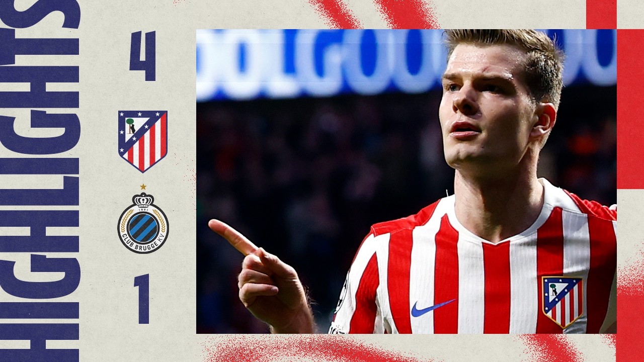 Atlético Madrid vs Club Brugge KV Highlights