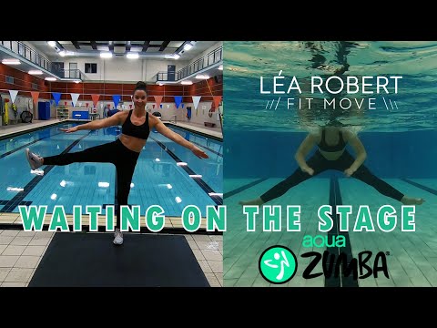 AQUA ZUMBA "Waiting On The Stage" Splitscreen - Lea Robert