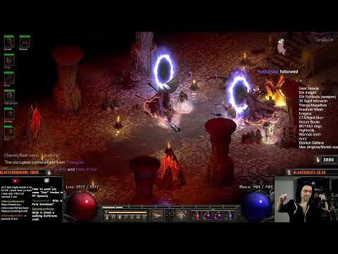 RANK 1 WARLOCK | LADDER RESET| PETE DAVIDSON PLAYS DIABLO 2 !leveling !lootfilter !guides