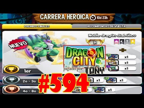 Dragon City "Capítulo 594 - Evento: Carrera Heroica, por Noble Dragón Diabólico (1ª p.)" por Tony