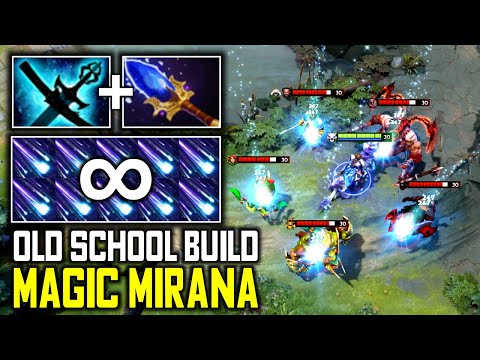OLD BUT GOLD..!! Magic Build Mirana Scepter 2x Starfall vs Chaos Knight | Dota 2
