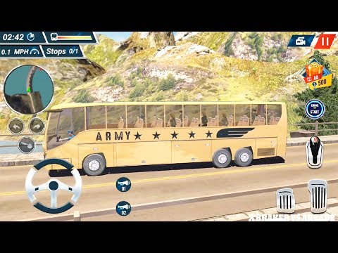 Offroad Army Bus Simulator 2019: New Bus Simulator - Android GamePlay 3D