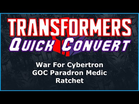 Transformers WFC Galactic Odyssey Paradron Medic Voyager Ratchet | Quick Convert