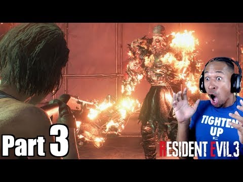 My First Boss Fight! RESIDENT EVIL 3 REMAKE Walkthrough Gameplay Part 3