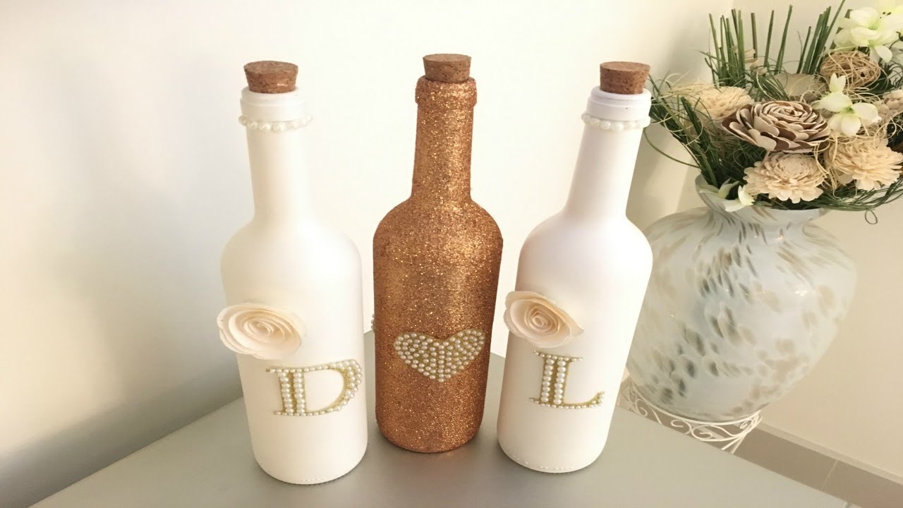 Watch Decoration En Verre Design Now DIY Glass bottle decoration / TUTO Comment decorer une bouteille en verre