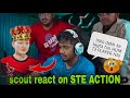 Scout react on STE ACTION 😳 best player in the world😱