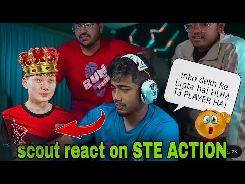 Scout react on STE ACTION 😳 best player in the world😱