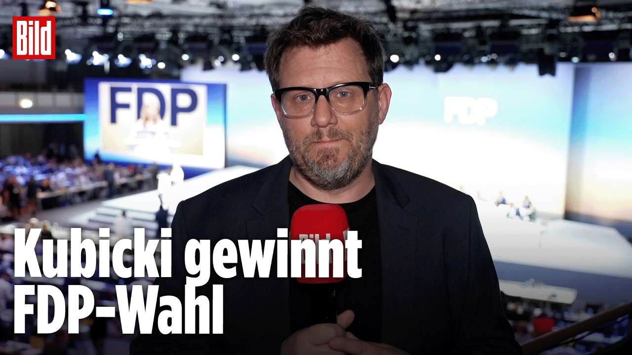 FDP-Parteitag in Berlin: Kubicki gewinnt Wahl trotz überraschender Konkurrenz