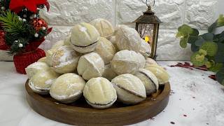 Impress Your Guests with these Walnut-Shaped Cookies Recipe | Perfect Christmas & New Year Treats!
