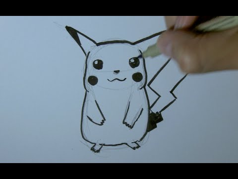 comment dessiner pikachu etape par etape