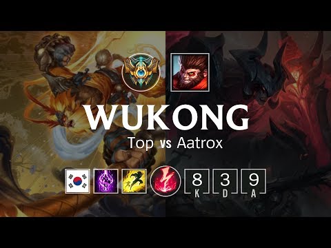 Wukong Top vs Aatrox - KR Master Patch 8.24