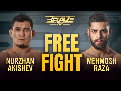 Nurzhan Akishev vs Mehmosh Raza | Full fight | BRAVE CF 62