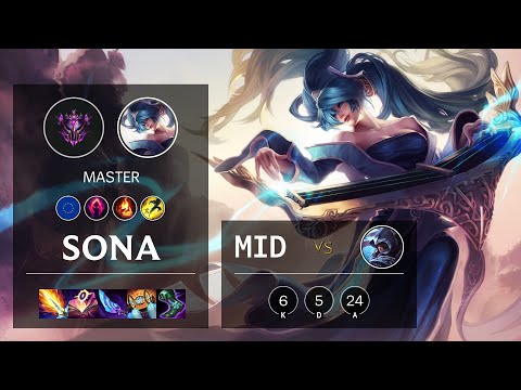 Sona Mid vs Talon - EUW Master Patch 11.13