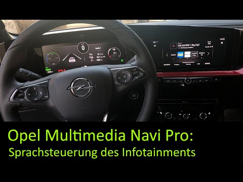 Opel Multimedia Navi Pro: Sprachsteuerung des Infotainments