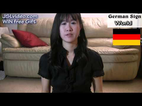 German sign for WORLD