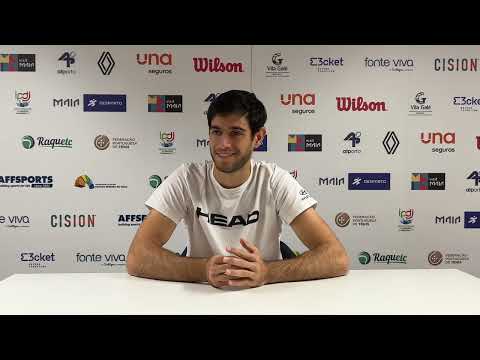 Conferência de imprensa com Nuno Borges — Campeã do Maia Open