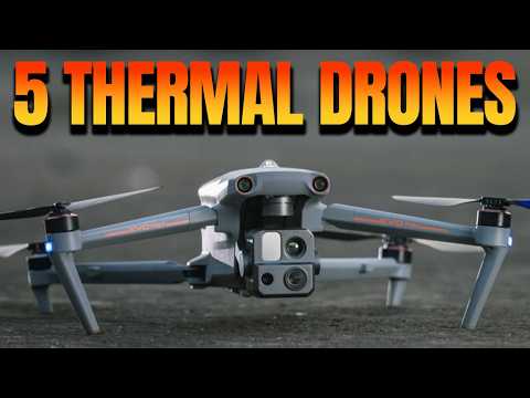 Best Thermal Drones – Top 5 | best drones right now including autel evo max 4t #thermalcamera