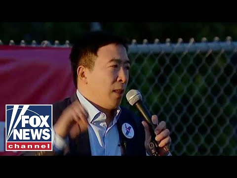 Andrew Yang pushes ambitious universal income proposal