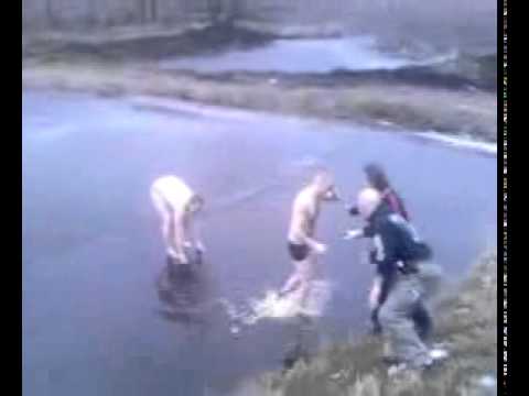 Hij dacht even te kunnen zwemmen