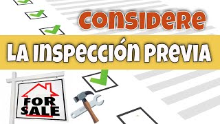 Contrate a un Inspector ANTES de Vender su Casa