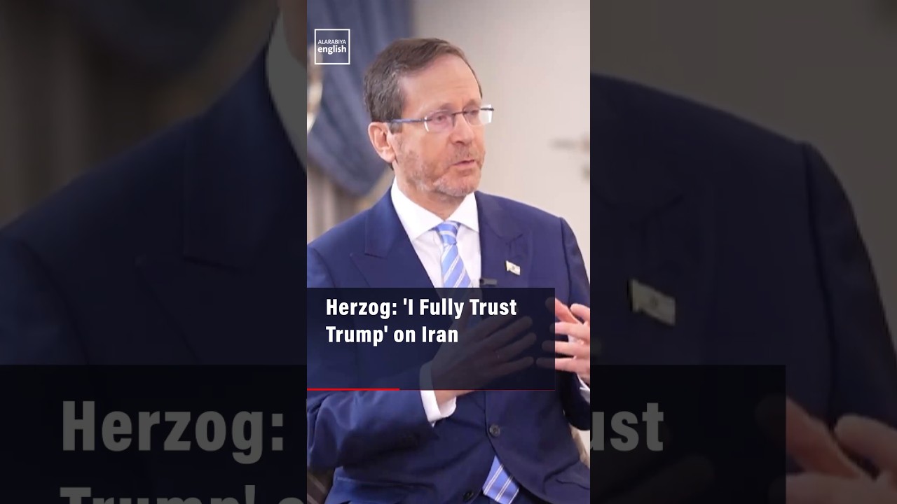 Video | Herzog: 'I Fully Trust Trump' on Iran
