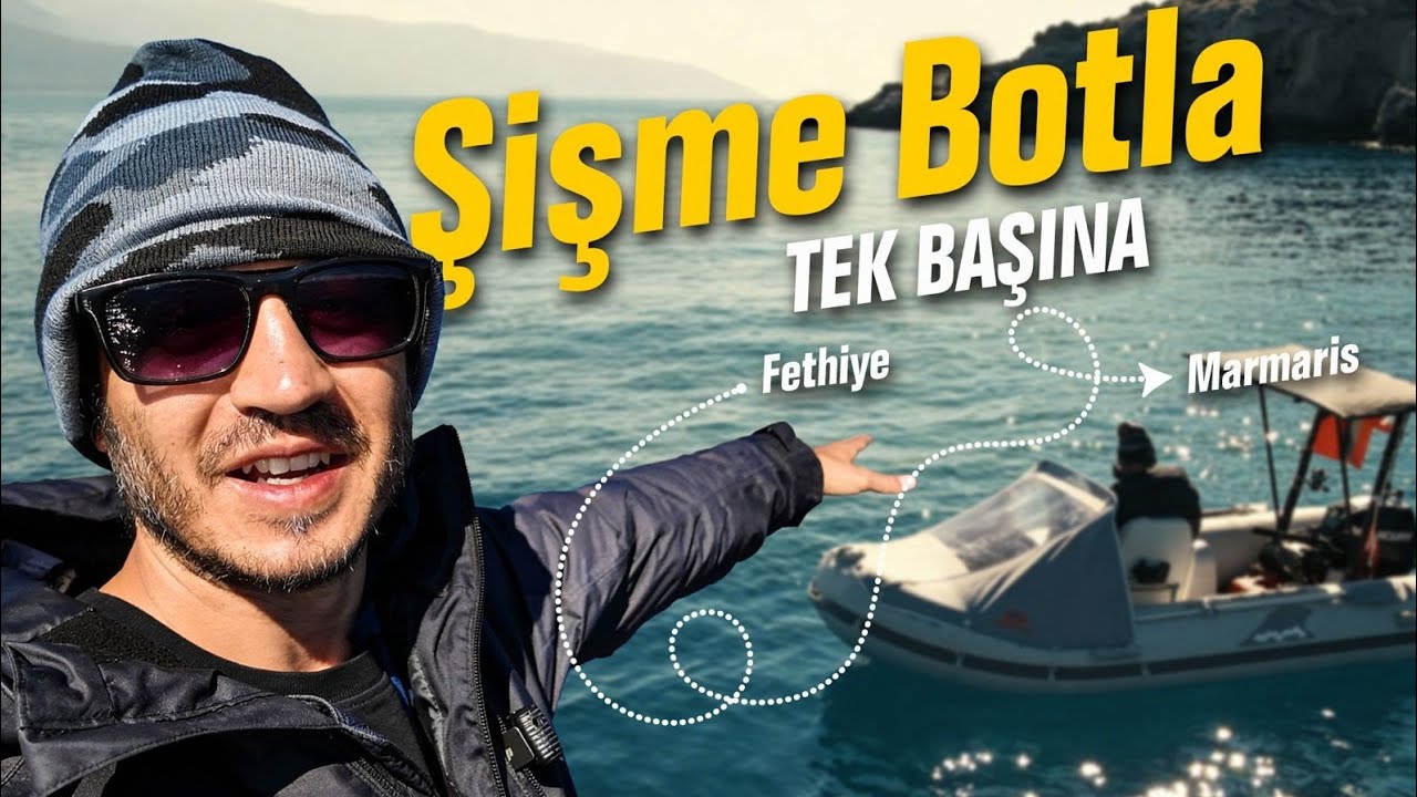ALONE IN THE OPEN SEA WITH A 3-METER BOAT!