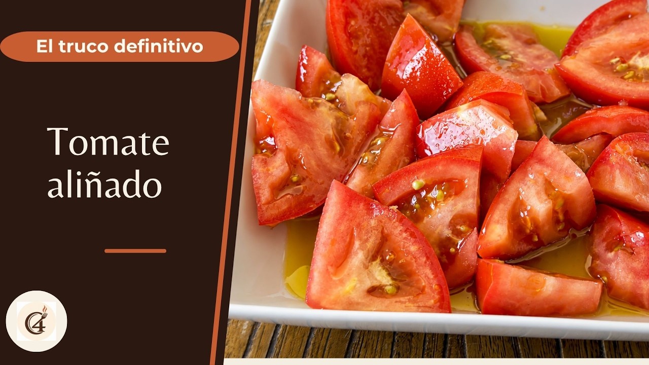Después de ver esto no volverás a aliñar el tomate igual