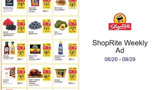 ShopRite Weekly Ad 08/20 - 08/29
