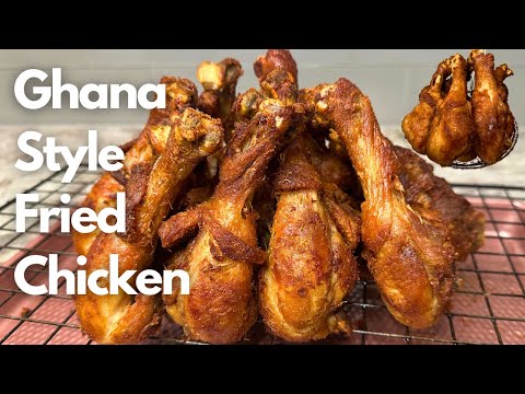 Authentic Ghana-Style Fried Chicken Recipe for Easter | Crispy & Flavorful | How to Fry Chicken