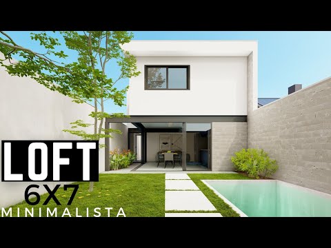 CASA LOFT 6X7 METROS MINIMALISTA