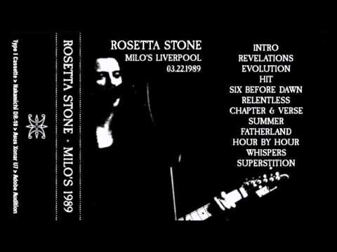 Rosetta Stone - Milo's, Liverpool, UK (22 March 1989) (High Quality Tape Transfer)