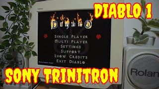 DIABLO 1 - DevilutionX Mod on a Sony Trinitron Monitor - Floor 1 Gameplay