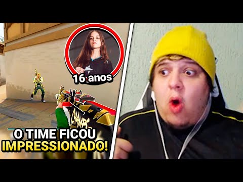 MEL IMPRESSIONA TIME APÓS VENCER O CLUTCH (16 ANOS)! NUUH FICA REVOLTADO COM SKYE - VALORANT CLIPS