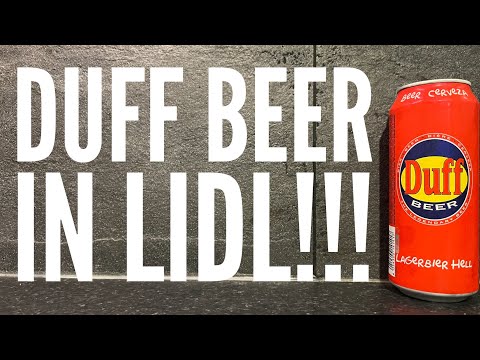 Duff Beer Lagerbier Hell Review By Privatbrauerei Eichbaum | Duff Simpsons Beer Review