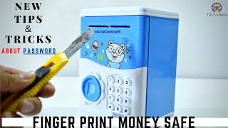 Finger Print Sensor Piggy Bank | how to change password | Forgotten Password | Unboxing Money Safe
