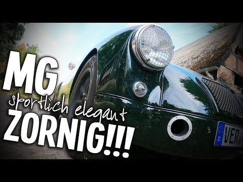 Ein zorniger MG! Cabrio Fahren ist schön und manche Cabrios sind noch etwas mehr Cabrio als andere.