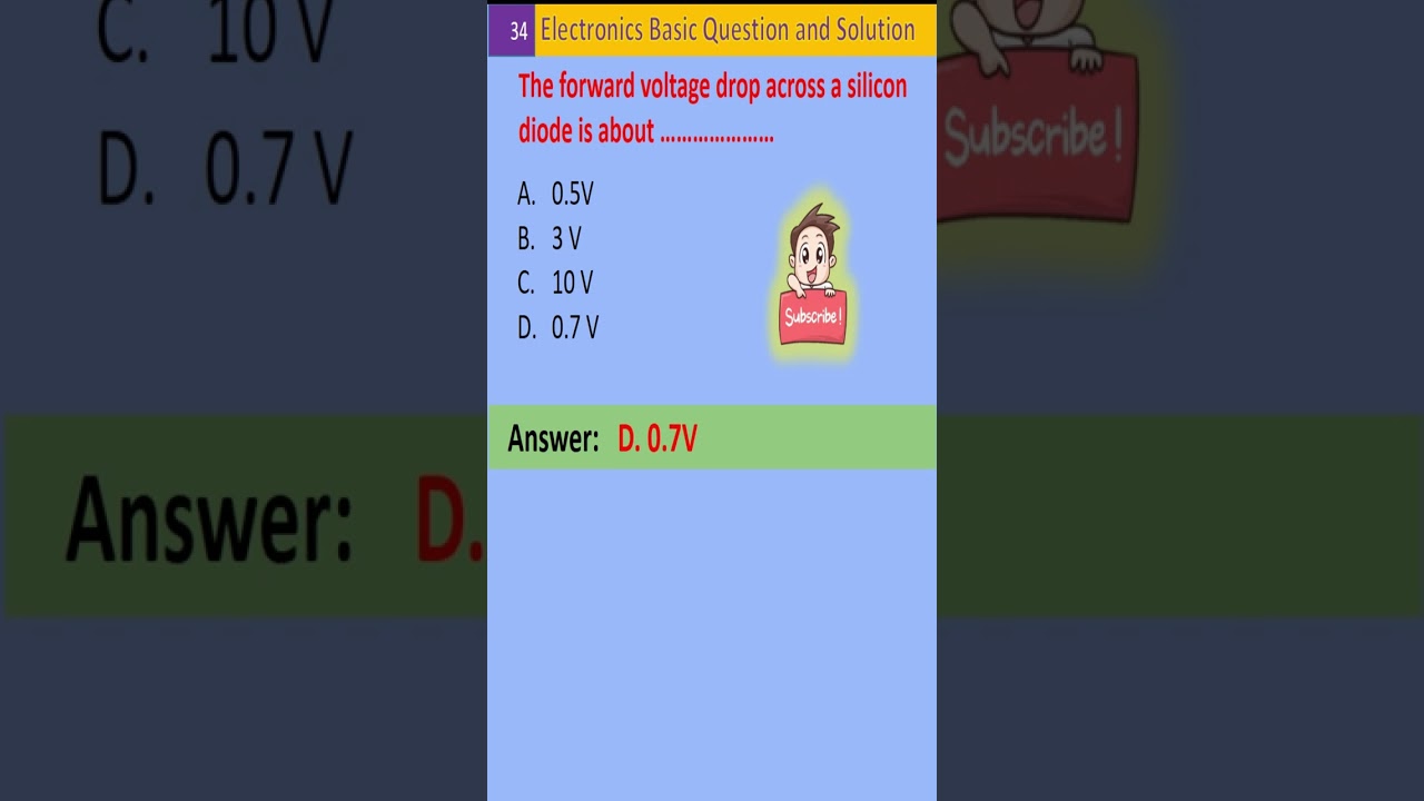 Basic Electronics Question and Solution #shorts #shortvideo #basicelectronic @ElectronicsOrigin