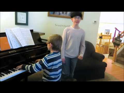 Micah and Caleb perform Sante Fe from Newsies