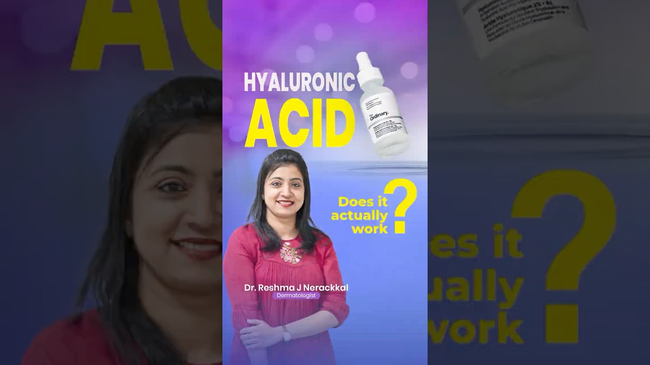 Does Hyaluronic Acid Work in India? Dermatologist Explains #hyaluronicacid #skincare