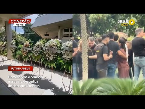 Vídeo: Homenagens e comoção marcam a despedida de Henrique Maderite.