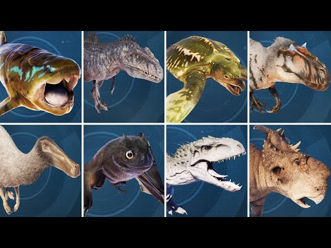 All 110 Dinosaur Sounds - Jurassic World Evolution 2