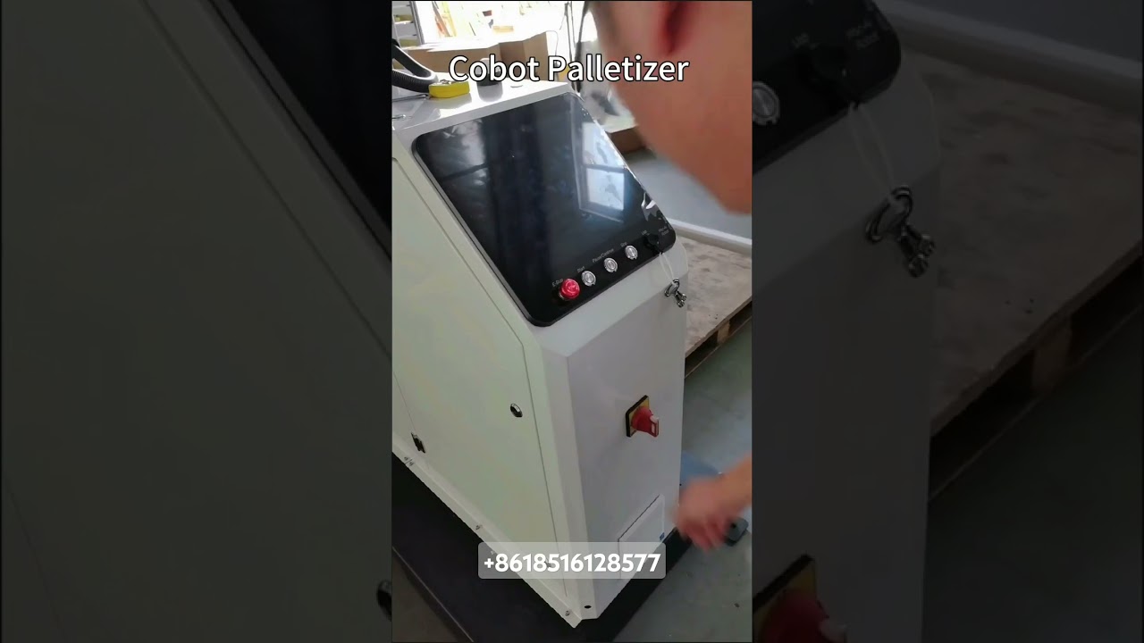 New designed Easy programming Cobot Palletizing solutions |Techflowpack #cobot #palletizer