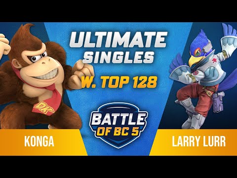 Konga (Donkey Kong) vs Larry Lurr (Falco) - Ultimate Singles Winners Top 128 - Battle of BC 5