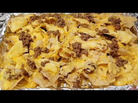 Como Hacer Nachos Con Carne y Queso | Receta fácil, Como Hacer Nachos | Nachos Supremos | Botanas