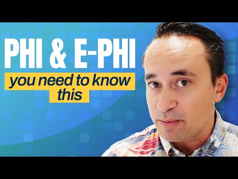 What's the difference between PHI and ePHI?