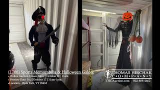 (1706) Sport Memorabilia & Halloween Galore - Online Auction