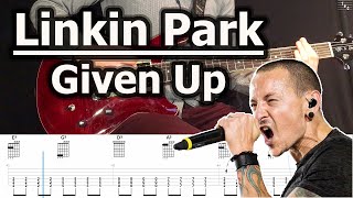 Linkin Park - Given Up | Guitar Tabs Tutorial